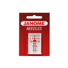 Dvojjehla Janome pro tkaniny o síle 100 a rozteči 4 mm