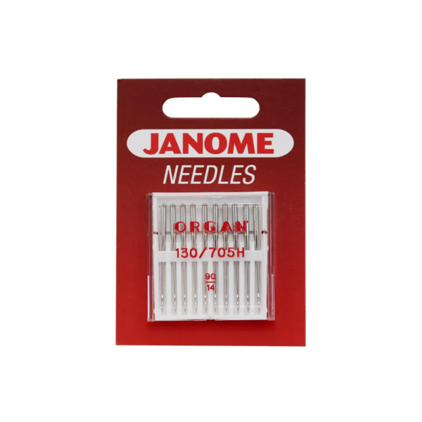 Jehly Janome pro tkaniny – 10 ks o síle 90 Jehly Janome pro tkaniny – 10 ks o síle 90
