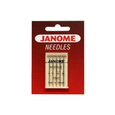 Jehly Janome pro tkaniny – 5 ks o síle 65, 75, 90 a 100