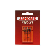 Jehly Janome pro tkaniny – 5 ks o síle 75 (dekorativní stehy)