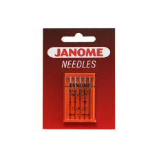 Jehly Janome pro úplety a elastické materiály – 5 ks o síle 65, 75 a 90