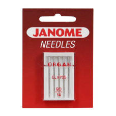 Jehly Janome pro úplety a elastické materiály – 5 ks o síle 90 (pro coverlock)
