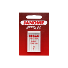 Jehly Janome pro úplety, stretch a super elastické materiály – 5 ks o síle 65