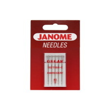 Jehly Janome pro vyšívání – 5 ks o síle 80
