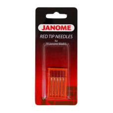 Jehly Janome Red Tip pro tkaniny – 5 ks o síle 90
