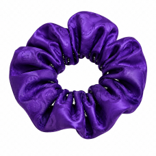 Scrunchie z afrického brokátu – fialová