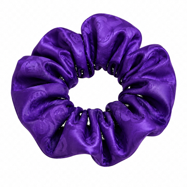 Scrunchie z afrického brokátu – fialová Scrunchie z afrického brokátu – fialová